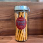 Breadsticks with tomato and oregano