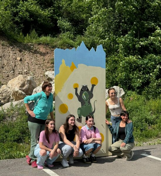 Sorprendente lavoro del liceo artistico al Caseificio…